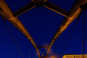 Fußgängerbrücke zum Werder