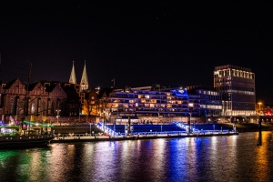Schlachte bei Nacht