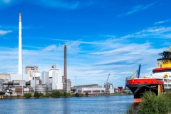 Neuwerk im Industriehafen Bremen