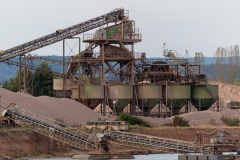 Kiesförderung und -aufbereitung