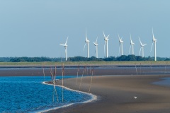 Windkraftanlagen an der Küste