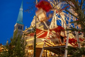 Karussell auf dem Weihnachtsmarkt
