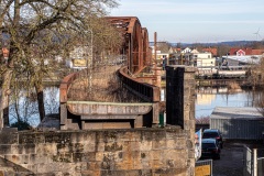 Eisenbahnbrücke über die Weser